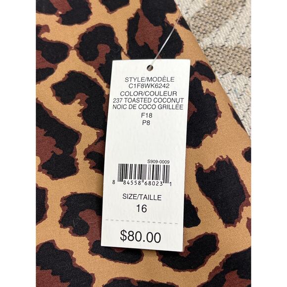 Lord & Taylor toasted coconut midi pencil skirt, NWT, size 16, MSRP $80 - Picture 6 of 13